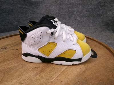Nike Air Jordan Retro Blanco Ocre Amarillo DV3606-170 Niño Pequeño Bebé Talla 8C Zapatilla Foto 1 de 4