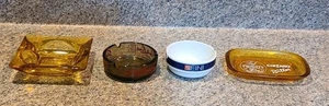 Vintage State Line Hotel Glass Ashtray Wendover Nevada NV Fini Renault (C11) - Picture 1 of 14