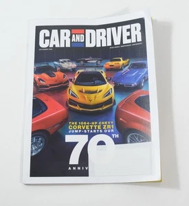 Car And Driver Magazine July/August 2025: 70th Anniversary Issue; Corvette ZR1 - Picture 1 of 3