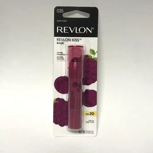Revlon Kiss Lip Balm, 035 Berry Burst, SPF 20, 0.09oz | Lasting Hydration - Picture 1 of 2
