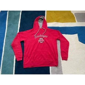 Ohio State Buckeyes Damen großer roter Hoodie Colosseum NCAA - Bild 1 von 6