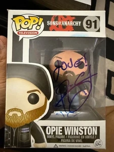 Funko Pop! Sons of Anarchy 'Opie Winston' 91 FIRMADO AMOR RYAN HURST JSA - Imagen 1 de 5