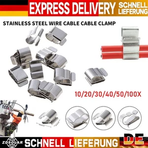 10-100 Stück Edelstahl Pv Modul Draht Management Anhänger Rahmen Kabel Klemmen" - Bild 1 von 24