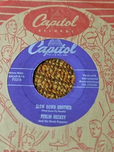 Ferlin Husky Capitol 3316 45 RPM ralentizar Brother en muy buena condición - Imagen 1 de 2