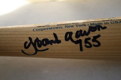 Murciélago del Salón de la Fama autografiado por 16 HOFer's! Cooperstown Bat Co. certificado de autenticidad + algunas fotos Foto 1 de 4