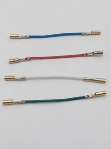 High Quality Cartridge Headshell Wires Leads Gold plated OFC Copper wire One Set - Picture 1 of 1