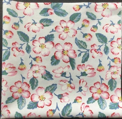 50cm x 25cm Wide Cath Kidston Climbing Blossom Blush 100% cotton Duck new Floral - Image 1 of 4