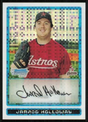 2009 Bowman Chrome Prospects X-Fractors #BCP140 Jarrod Holloway /250 - Image 1 of 2