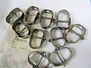 ✌️10) NEW 11SS-304 CLEVIS HANGER 1" STAINLESS STEEL PIPE HANGER LOT OF 10 - Picture 1 of 4
