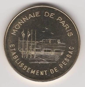 A 2008 TOKEN MEDAILLE MONNAIE DE PARIS -- 33 600 N°1 ETABLISSEMENT DE PESSAC - Picture 1 of 2