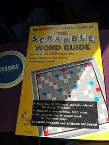 Vintage Red Scrabble Crossword Game 1953 Complete Set Selchow & Righter - Picture 1 of 9