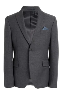 Lauren Ralph Lauren Big Boys Solid Two-Button Sport Coat 10R Grey - NWT $150 - Picture 1 of 4