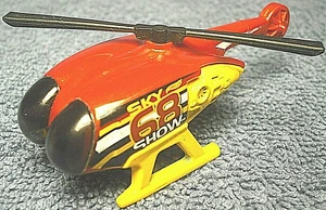 2015 HOT WHEELS #68 SKY SHOW 3 1/4" DIECAST SKYFIRE HELICOPTER RED & YELLOW NICE - Picture 1 of 10
