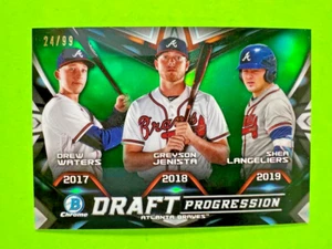 2019 Bowman Chrome - Draft Progression - Green Refractor - #D 24/99 SP - Bild 1 von 2