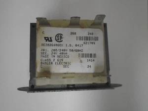 Transformador ICOM Basler 622336 BE382640GEK PRI 208/240 SEG 24VAC 40VA "USADO" - Imagen 1 de 2