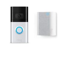 RING Video Doorbell 3 + Chime (Wireless 1080P HD, Battery, 2-Way Talk)