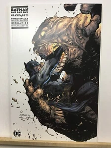 Batman One Bad Day Clayface Variante Jim Lee Casi Nuevo ¡Nueva forma! - Imagen 1 de 1