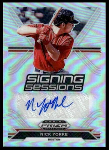 Nick Yorke 2021 Panini Prizm Draft Picks #SS-NY Signing Sessions Auto - Picture 1 of 2