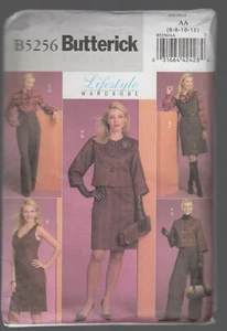 BUTTERICK Muster B5256 JACKE ROCK Hose ANZUG Kleid GR 6 8 10 12 ungeschnitten unbenutzt - Bild 1 von 2