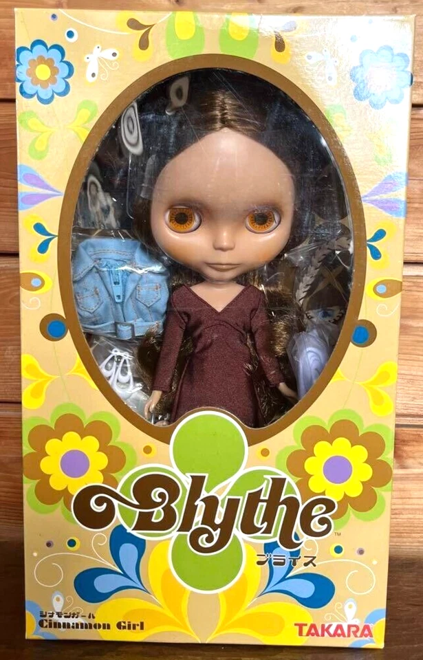 Neo Blythe Fashion Doll Cinnamon Girl Ebl-7 Takara Tomy 2003 Figure