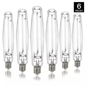 iPower 1000w Watt High Pressure Sodium HPS Grow Light Bulb Lamp 6-PACK - Picture 1 of 5