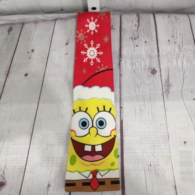 DE COLECCIÓN NICKELODEON BOB ESPONJA PANTALONES CUADRADOS NAVIDAD Corbata Cuadrada 2003 Viacom Foto 1 de 4
