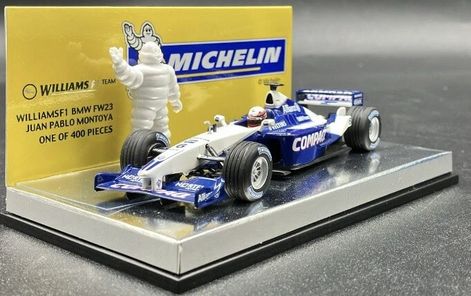 Minichamps 1/43 Williams F1 BMW FW23 Michelin Collection J. P. Montoya 400 Pcs - Image 1 of 4