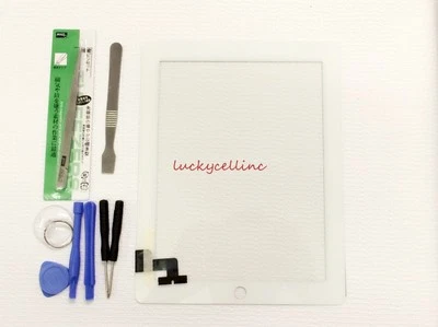 White Screen Glass Digitizer replacement for iPad 2 A1395 A1397 A1396 + Tools - Image 1 of 2