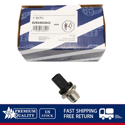 Sensor de presión de riel de combustible 0281002842 compatible con Mercedes-Benz 0061536528 2005-2013 Foto 1 de 4