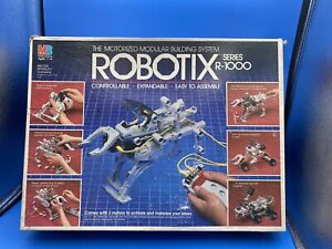 Milton Bradley  ROBOTIX Series R-1000 Set Motorized Open Box 1984 Vintage