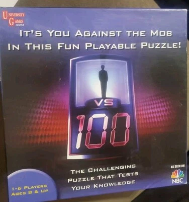 Juegos Universitarios 1 vs 100 Juego de Mesa Its You Against the Mob Puzzle Jugable L8 Foto 1 de 4