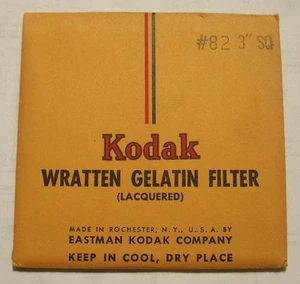 KODAK WRATTEN GELATINEFILTER NR. 82 3" oder 7,6cm Vierkant - Bild 1 von 1