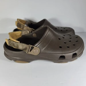 Zoccoli Crocs Classic All Terrain taglia uomo 10 donna 12 US marroni 206340 - Foto 1 di 16