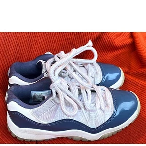 Jordan 11 Retro Low Navy Weiß Kleinkind Größe 12 Turnschuhe Sportschuhe - Bild 1 von 9