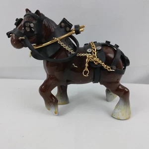 Vintage Clydesdale Plastic Horse Hong Kong - Picture 1 of 14