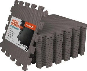 18 Tiles Gym Floor Mat, EVA Foam Puzzle Gym Mat, High-Density Interlocking Foam - Picture 1 of 12