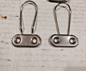 1968-72 Chevelle Skylark GS GTO Cutlass Seat Belt Shoulder Harness Clips - Picture 1 of 2