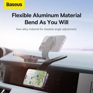 Baseus 15W Magnetic Wireless Charger Charging Pad Car Mount for iPhone 14 13 12 - Picture 1 of 9