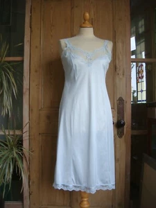 Vintage 1960's St Michael Pale Blue Petticoat Bust 36" - Picture 1 of 5