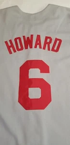 HERREN MAJESTIC PHILADELPHIA PHILLIES RYAN HOWARD #6 TRIKOT GRAU GR. 48 - Bild 1 von 6