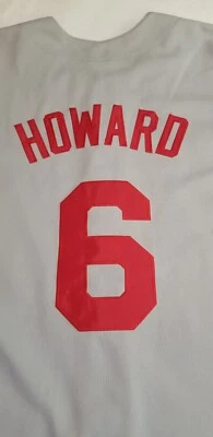 MEN'S MAJESTIC  PHILADELPHIA PHILLIES RYAN HOWARD #6 JERSEY GRAY  SZ 48 - Image 1 of 4