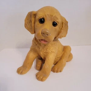 Artline Vntg Resin Puppy Golden Lab Retriever Lawn Decor Statue Figurine #4132 - Picture 1 of 7