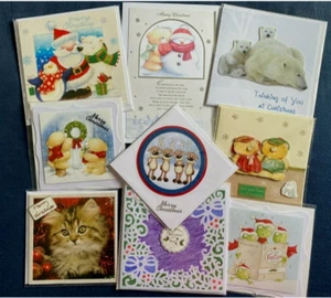 Einzelne handgefertigte Weihnachtskarten über 50 Designs ab 1,49 £ Portofrei in 5 Größen - Bild 1 von 52