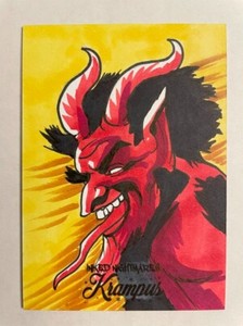 Krampus: Inked Nightmares, Part 1 - sketch card 1/1 Rich Molinelli (Attic 2018)