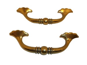 KONVOLUT 2 VINTAGE AMEROCK MESSING Schubladenbügelgriffe #41728 - Bild 1 von 7