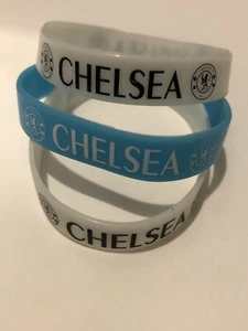 New 3 pcs Motivational sports  Fans Chelsea Rubber Bracelets Lot #17 - Picture 1 of 12