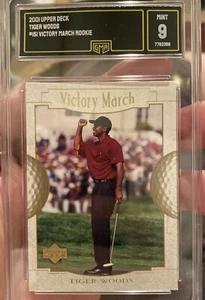 2001 Upper Deck Victory March Tiger Woods RC SGC 9 #151 (c) - Picture 1 of 3