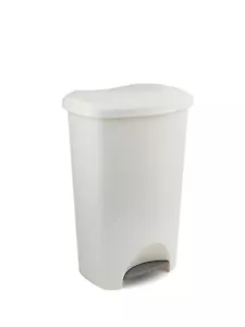 Addis Plastic Family Kitchen Utility Pedal Bin, 50 Litre, Linen Cream 517264ebay - Picture 1 of 7