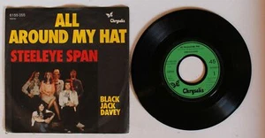 Steeleye Span All Around My Hat GER 7inch Vinyl Single 1975 Folk Rock - Bild 1 von 1