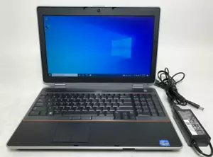 Dell Latitude E6520 Laptop 15.6" INTEL i5-4300M 2.63 8GB 200GB SSD Wind 10 PRO - Picture 1 of 4